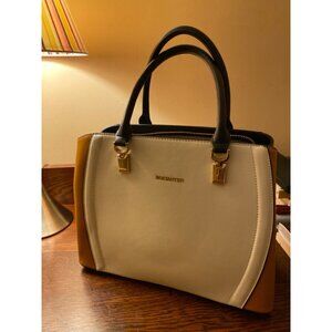 Women Leather Handbag Designer Top Satchel Shoulder Bag Crossbody Purses-White